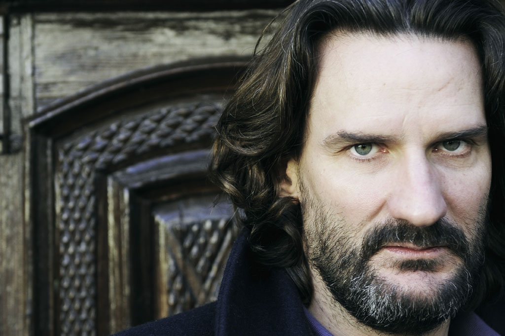 Portraits of writer and director Frederic Beigbeder